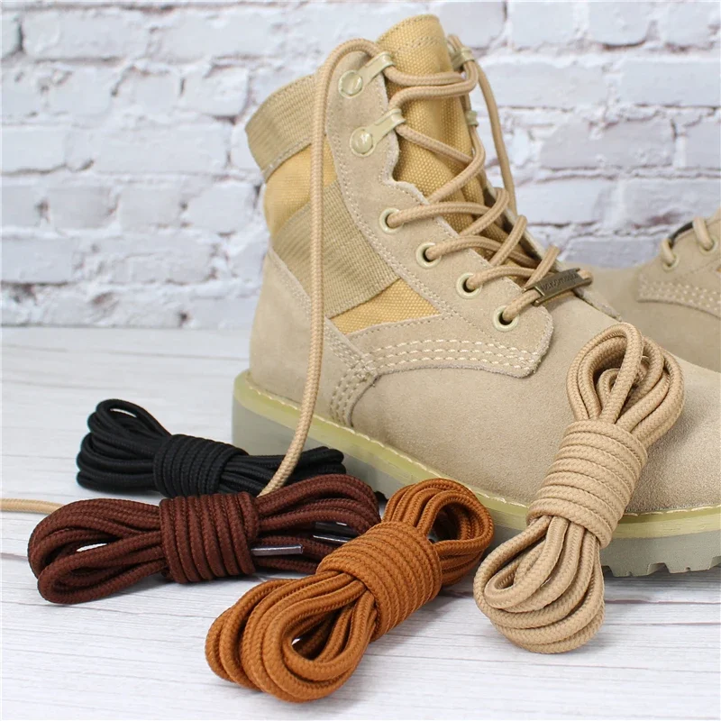 1 Pair Classic Solid Round Shoelaces Durable Polyester for Shoes Boots Sneakers 21 Colors Available in 70cm 90cm 120cm 150cm
