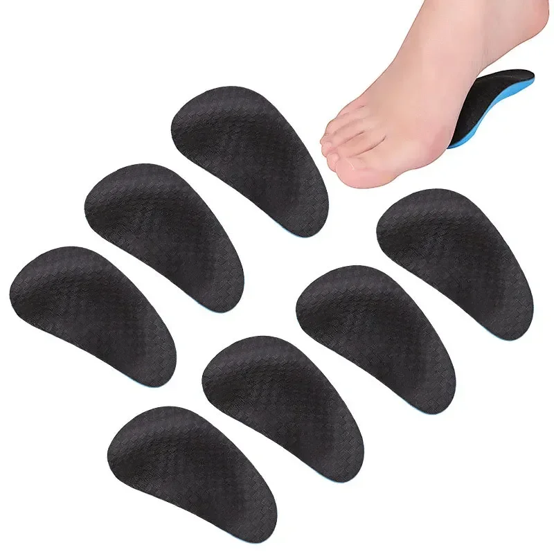 1/2/3/5pairs Sports Palm Foot Pad Flat Arch Support Half Inner Insoles Orthopedic Insoles Correcting Flat Feet Support Foot Pad