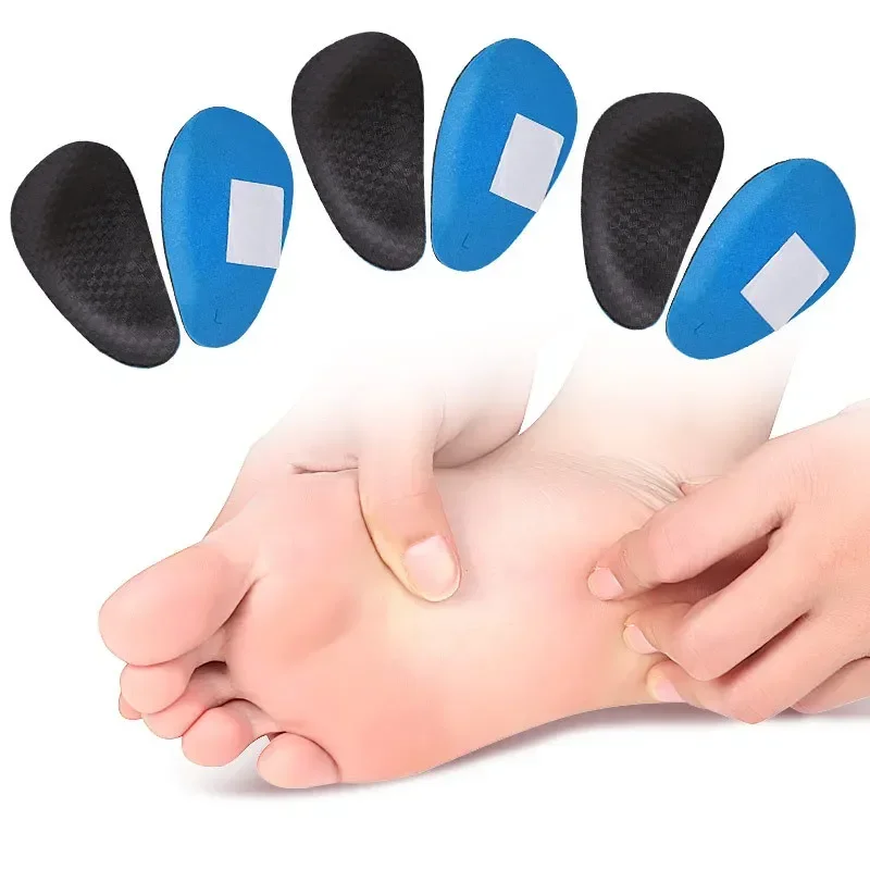 1/2/3/5pairs Sports Palm Foot Pad Flat Arch Support Half Inner Insoles Orthopedic Insoles Correcting Flat Feet Support Foot Pad