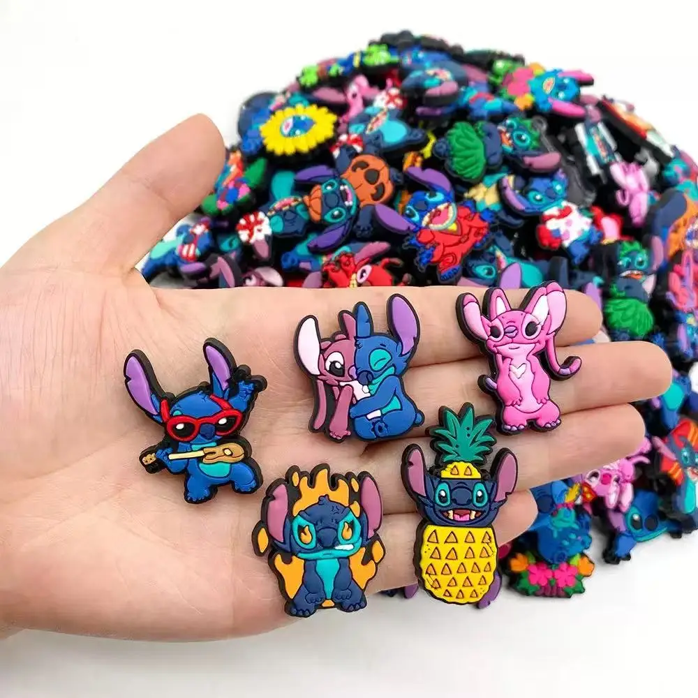 MESUCA 20-200pcs Mixing Popular Cartoons Shoe Charms For Sandals, Shoe Decoration Accessories Shoe Pins Great Gift For Men Women