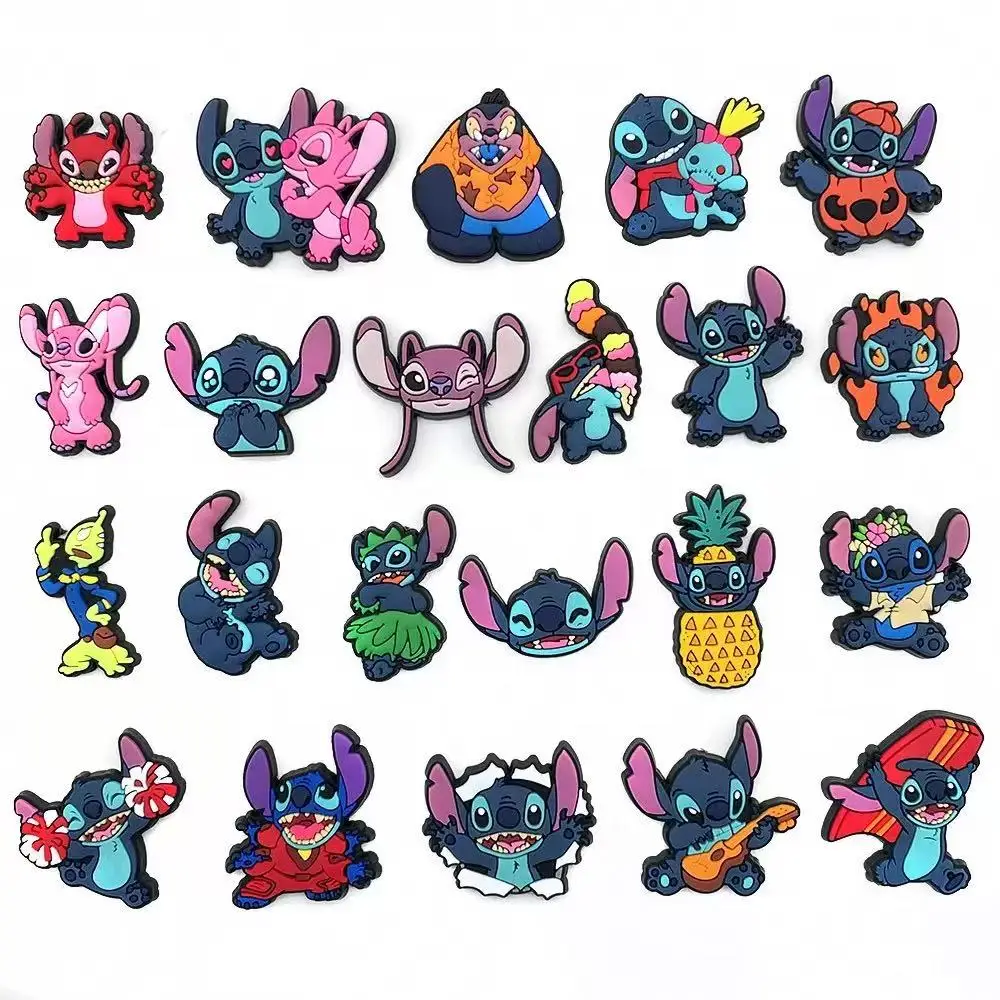 MESUCA 20-200pcs Mixing Popular Cartoons Shoe Charms For Sandals, Shoe Decoration Accessories Shoe Pins Great Gift For Men Women