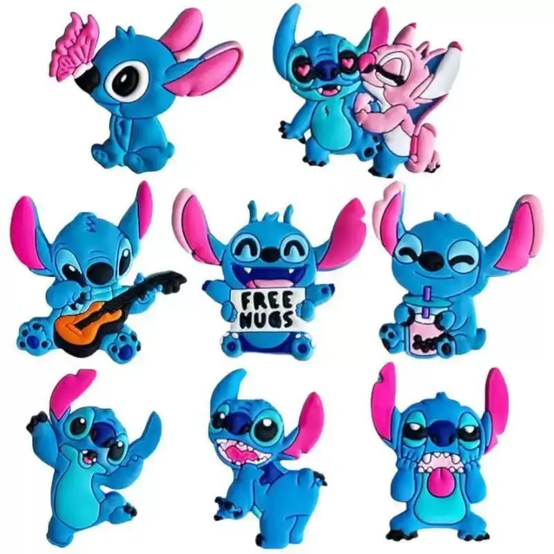 MESUCA 20-200pcs Mixing Popular Cartoons Shoe Charms For Sandals, Shoe Decoration Accessories Shoe Pins Great Gift For Men Women