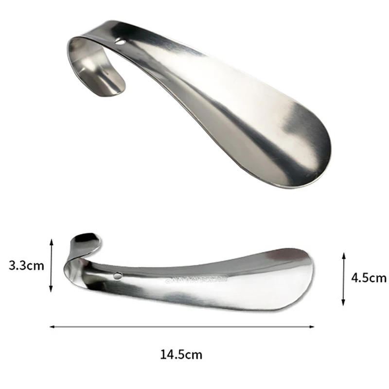 1/2/5PCS 14.5cm Professional Spoon Shoehorn Professional Shoehorn Stainless Steel Metal Shoe Horn Shoes Lifter Tool