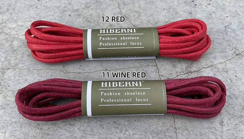Round Pure Cotton Waxed Shoelaces 1 Pair 60/70/80/90/100/120/140/160/180cm Oxford Shoe Laces Boots Laces Waterproof Leather 12 C