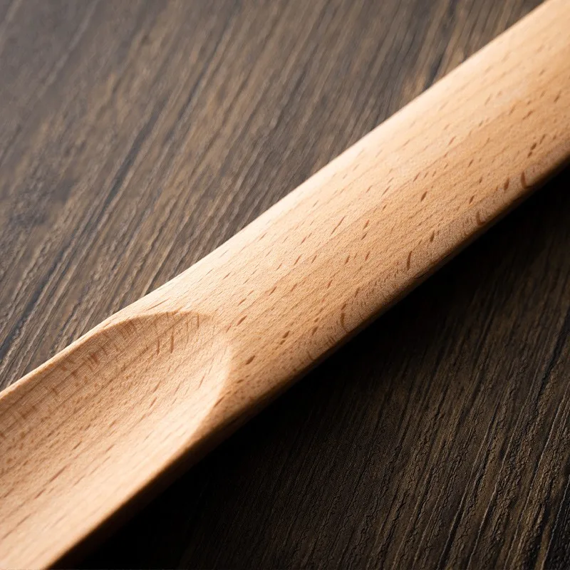 Premium Beech Wood Magnetic Shoe Horn 55cm - Luxury Design, Magnetic Adsorption, Ideal for Elderly, Pregnant, Home Use