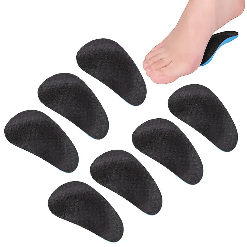 Sports Palm Cushion Flatfoot Footbed Flat Arch Support Semi-Padded Insole Orthotic Insole Corrective Flatfoot Support Footbed