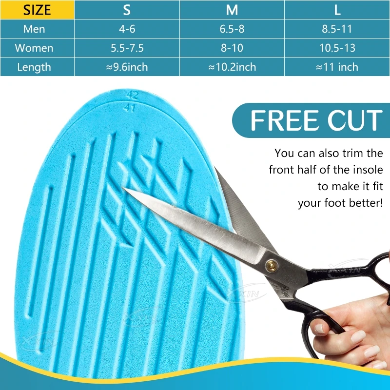 【Xxin】Men Women X Leg Correction Insoles Orthopedic Shoe Pads O Leg Insole Flat Arch Shoe Inserts Size35-46