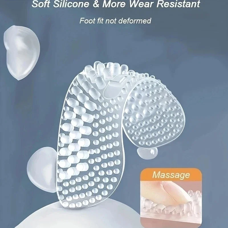 Upgrade Silicone Heel Stickers Heels Grips for Women Men Anti Slip Heel Cushions Non-Slip Inserts Pads Foot Heel Care Protector