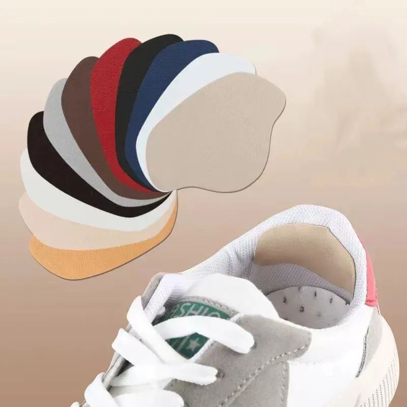 Sneaker Heel Repair Patches Wear-Resistant Shoe Heel Protector Stickers Fix Worn Holes for Sneakers, Leather Shoes