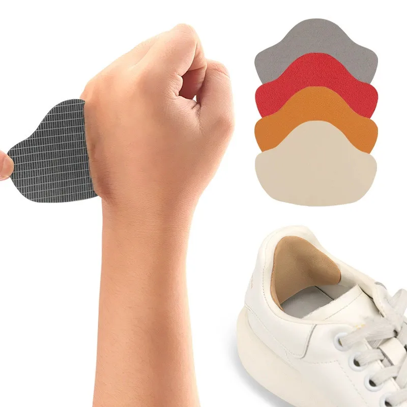 Sneaker Heel Repair Patches Wear-Resistant Shoe Heel Protector Stickers Fix Worn Holes for Sneakers, Leather Shoes
