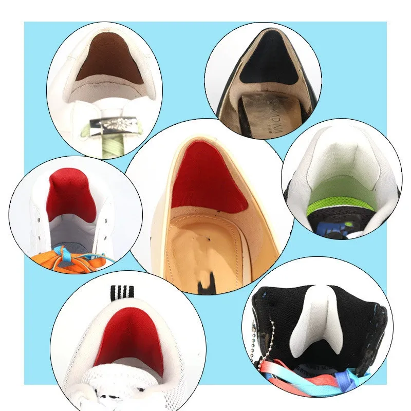 Sneaker Heel Repair Patches Wear-Resistant Shoe Heel Protector Stickers Fix Worn Holes for Sneakers, Leather Shoes