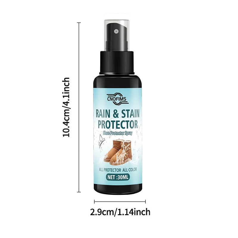 Waterproof Spray for Shoes, Water Repellent Coating for Leather, Canvas and Suede, Protects from Rain and Mud