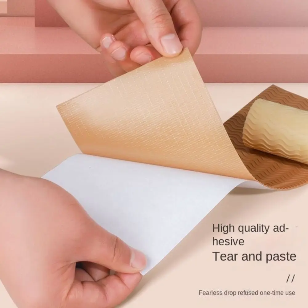 Shoe Soles Anti-slip Stickers 10*27cm DIY Wear-resistant Shock-absorbing Rubber Sole Protection Stickers Foot Non-slip Pads