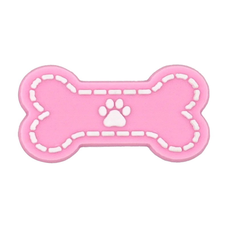 1PCS Cute Dogs Shoe Charms Dog Claw Bone Clogs Accessories Pins Women Men Fashion Style Shoe Decoration Kawaii Dog Sandal Buckle
