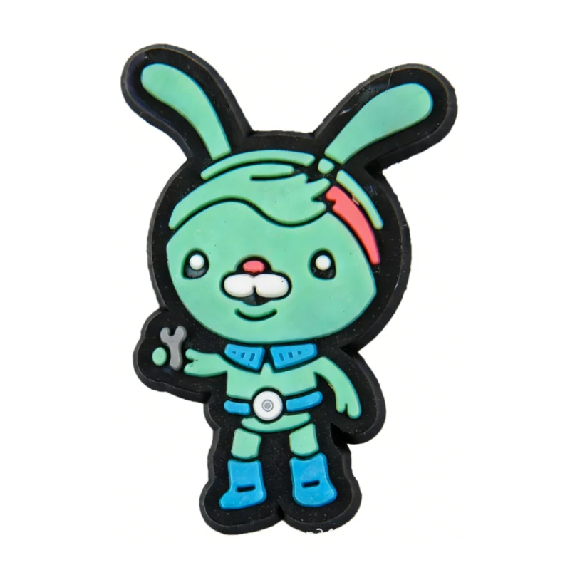 8-17PCS Octonauts Kwazii Shoes Charms for Clog Sandals Decoration Mix Wholesale PVC Cute Shoe Accessories Charms for X-MAS Gift
