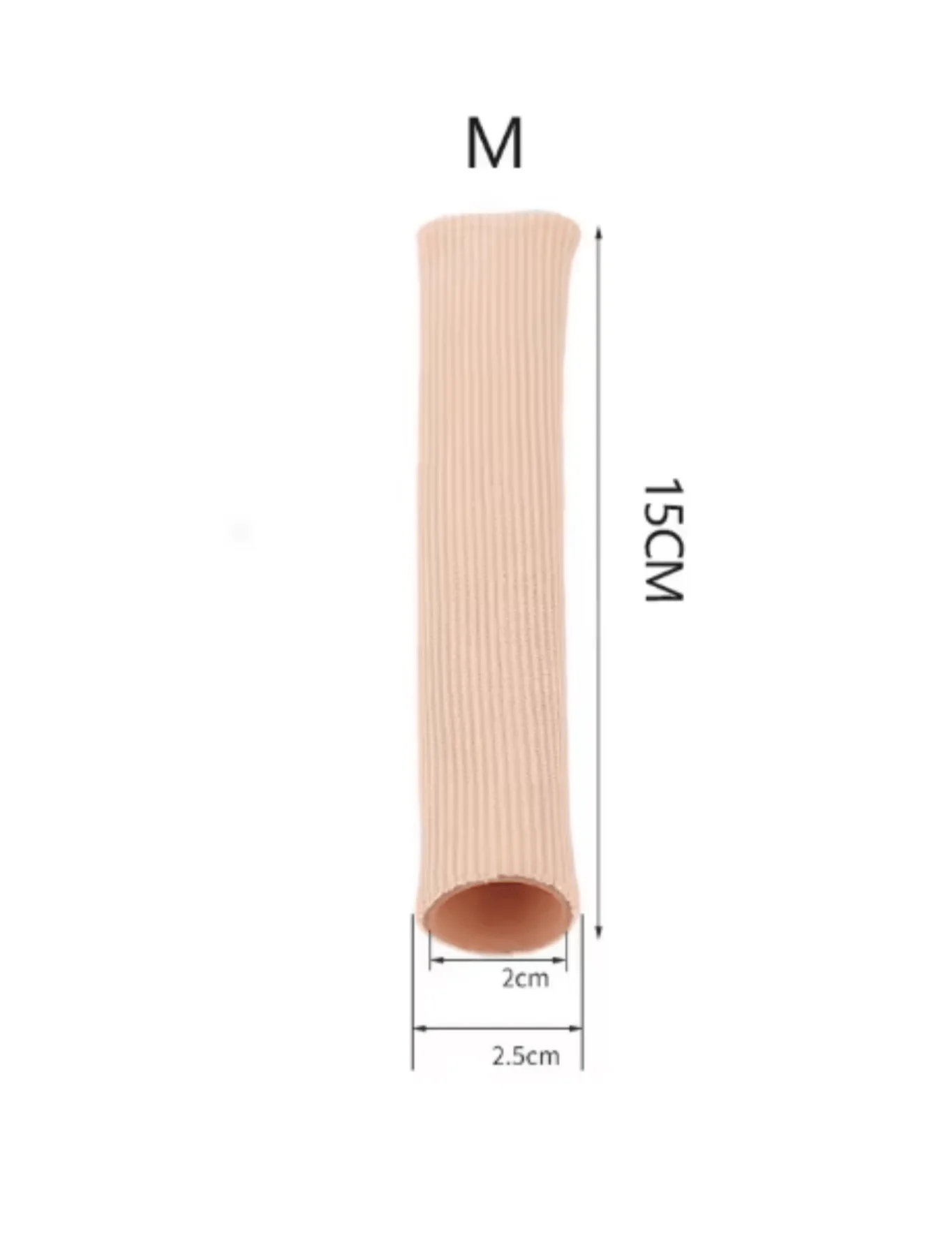 Gel Toe Cover Elastic Fiber Finger Protective Tube Toe Protection Pipe Reduce Friction Silicone Foot Protector Feet Care Parts