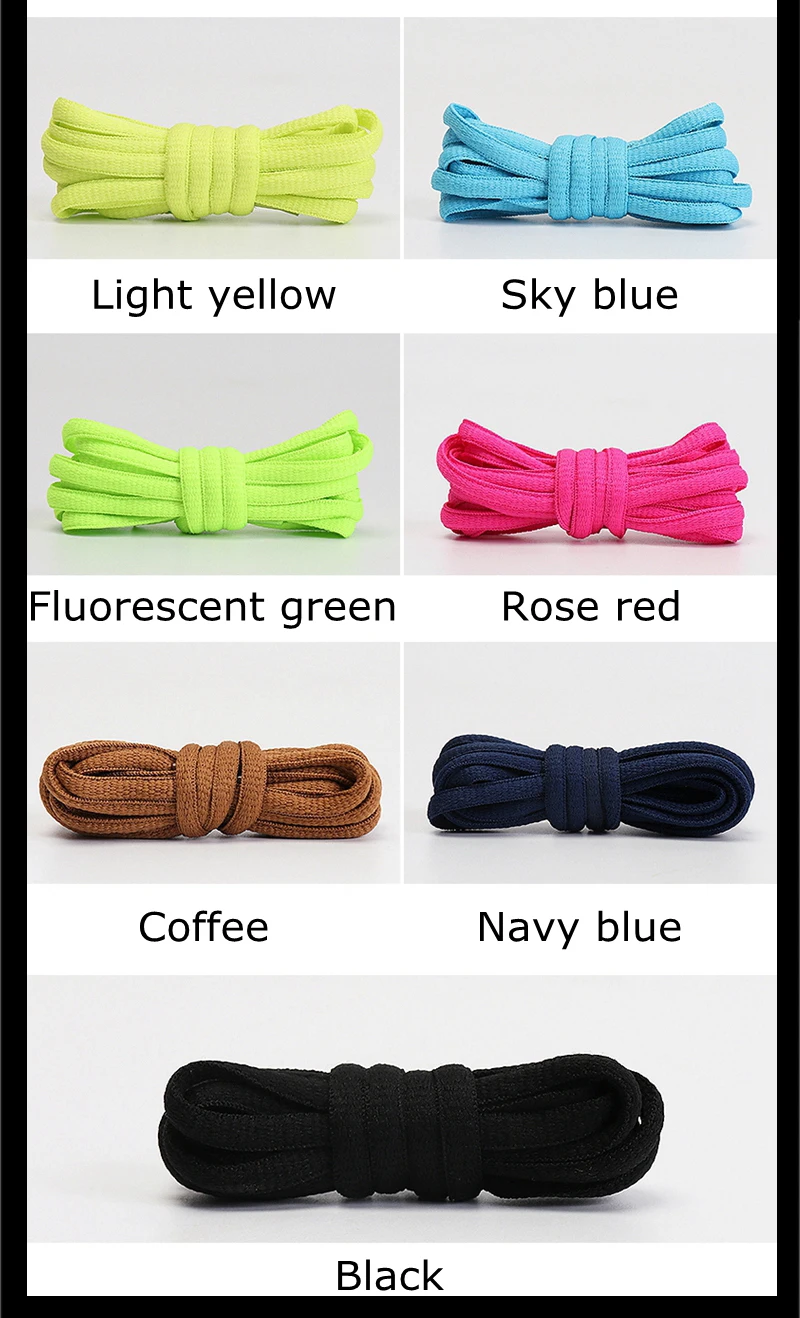 1 Pair Classic Round Shoelaces Leisure Sport Shoe Laces Outdoor Men And Women High Quality Shoelace Fashion Multi Color
