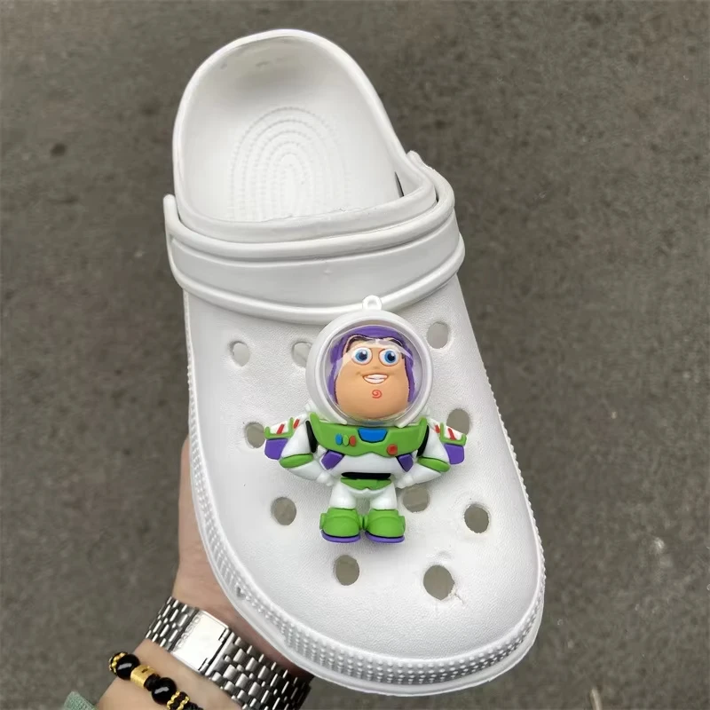 Mesuca Toy Story 3D Shoes Charms Set Buzz Lightyear Woody Alien Shoe Decorations for Clogs Sandals Cute DIY Accessories