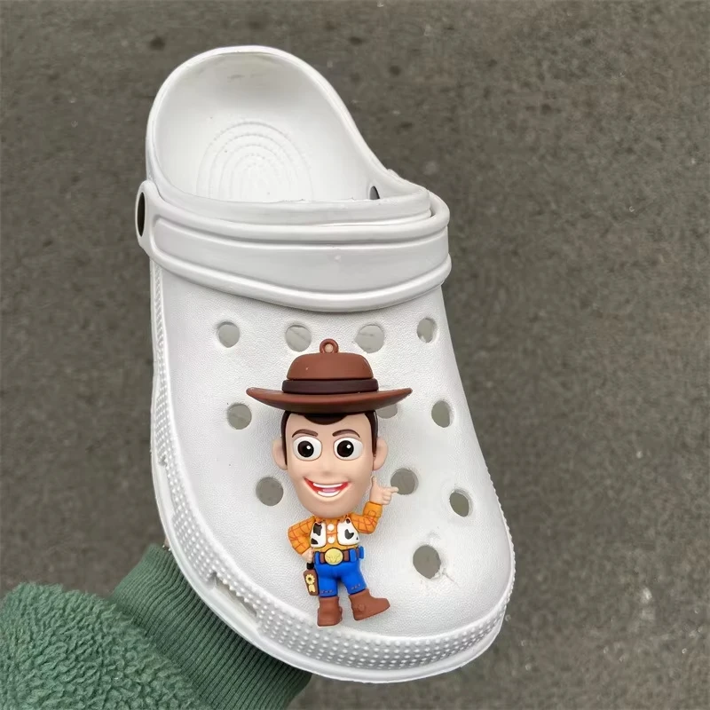 Mesuca Toy Story 3D Shoes Charms Set Buzz Lightyear Woody Alien Shoe Decorations for Clogs Sandals Cute DIY Accessories