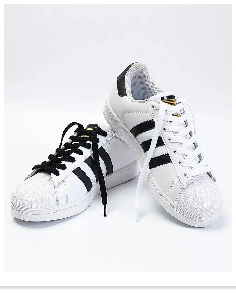 1Pair Flat Shoelaces Classic Shoe Laces Fashion Solid Sports Shoelace Length 100/120/140/160/180cm Shoe Accessories
