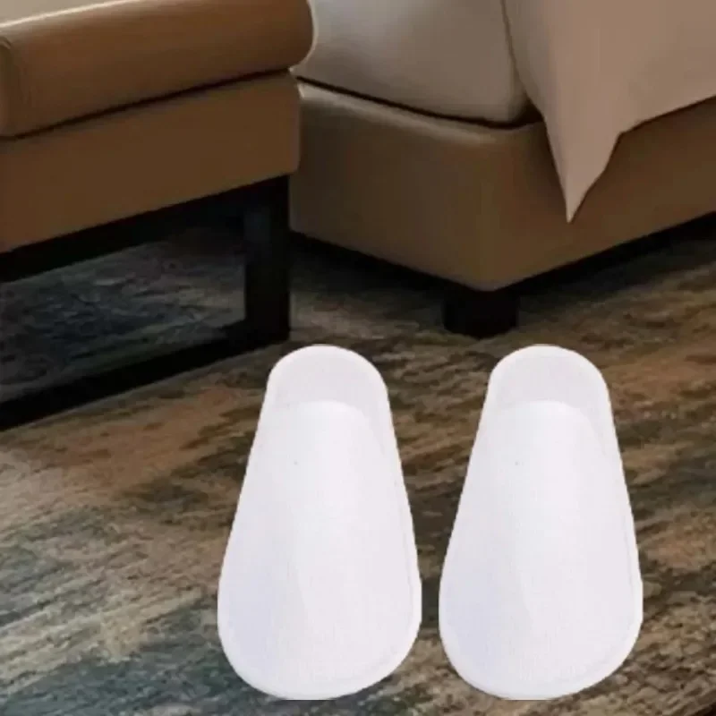 40pairs 2026 White Hotel Slipper Unisex Disposable Slippers for Home Guests Non-Slip Bathroom Spa Slippers Shoes for Men Women