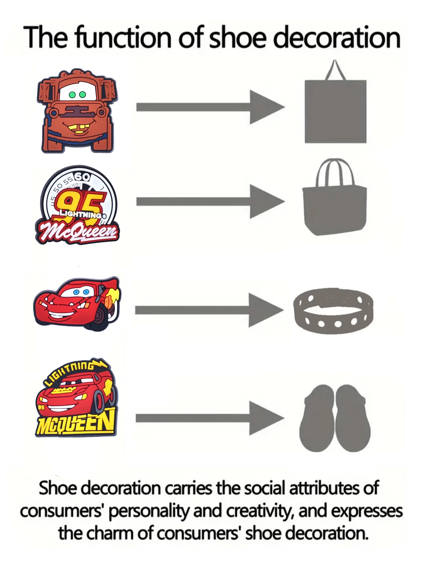 10-44Pcs Cartoon Car Shoe Charms For Slides Clog Sandals Shoes Decorations Accessories Buckle For Christmas Birthday Gifts