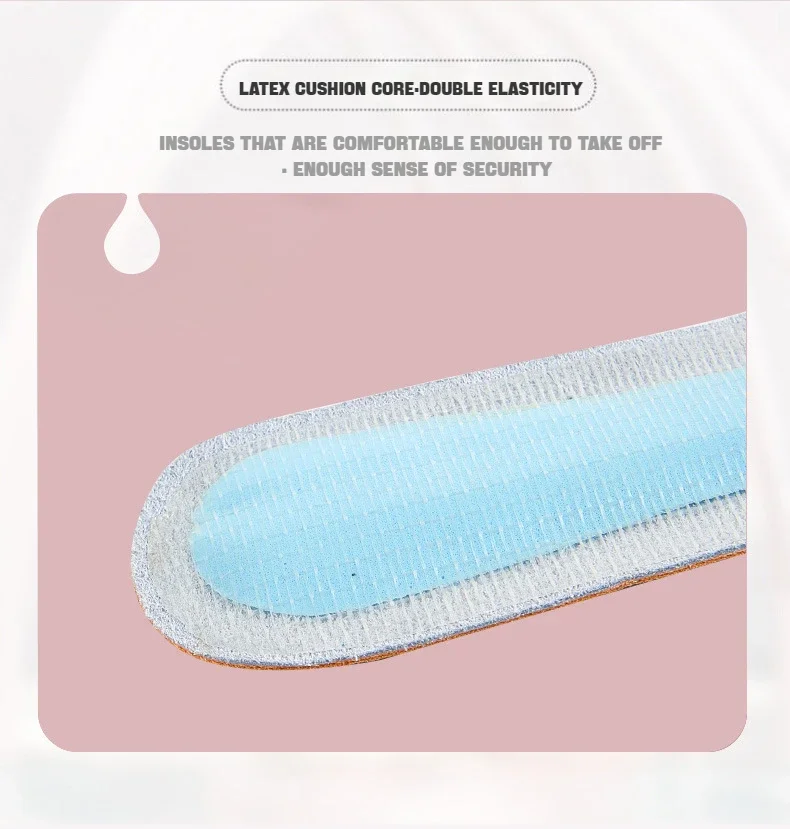 Leather Women Shoes Insoles Soft Non-slip Shoe Pads Comfort Arch Support Insole for Feet Plantar Fasciitis Relief Shoe Inserts