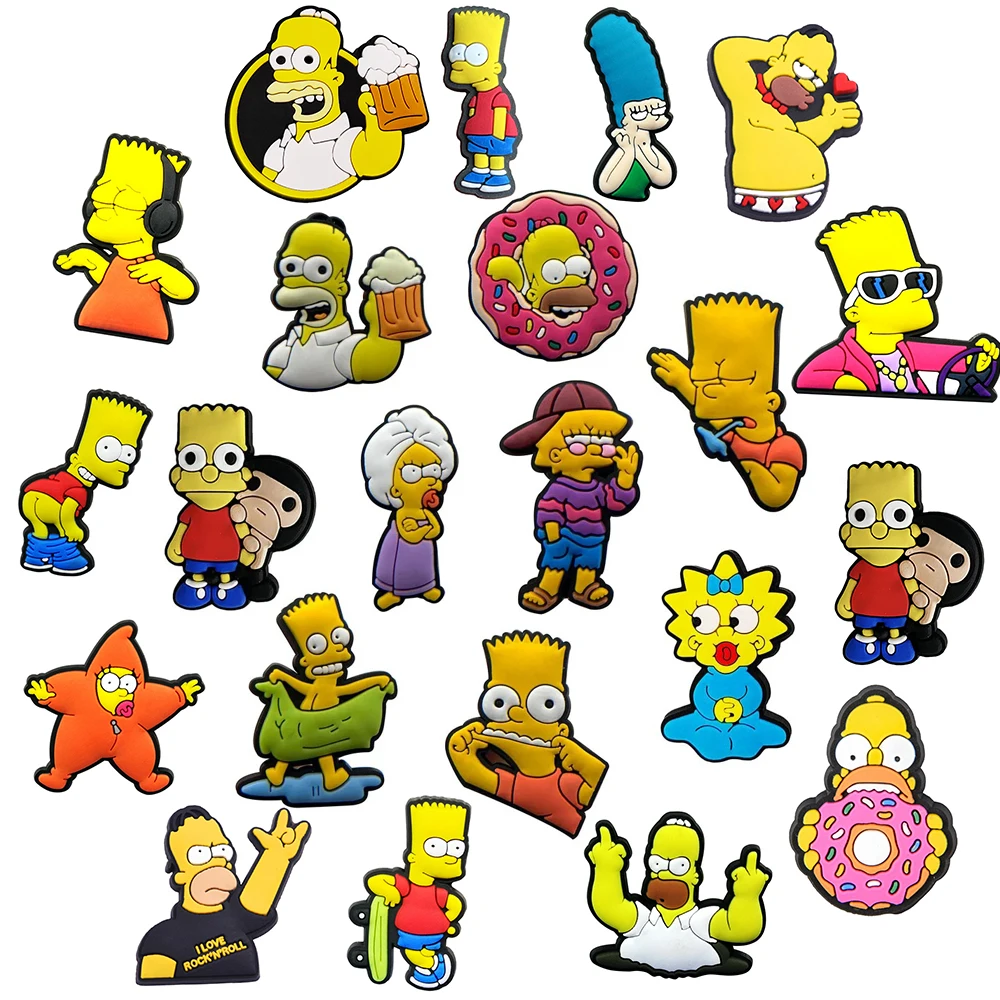 Mixing 9-100pcs Casual Cartoon Shoe Charms For Sandals, Shoe Decoration Accessories Shoe Pins Great Gift For Men Women