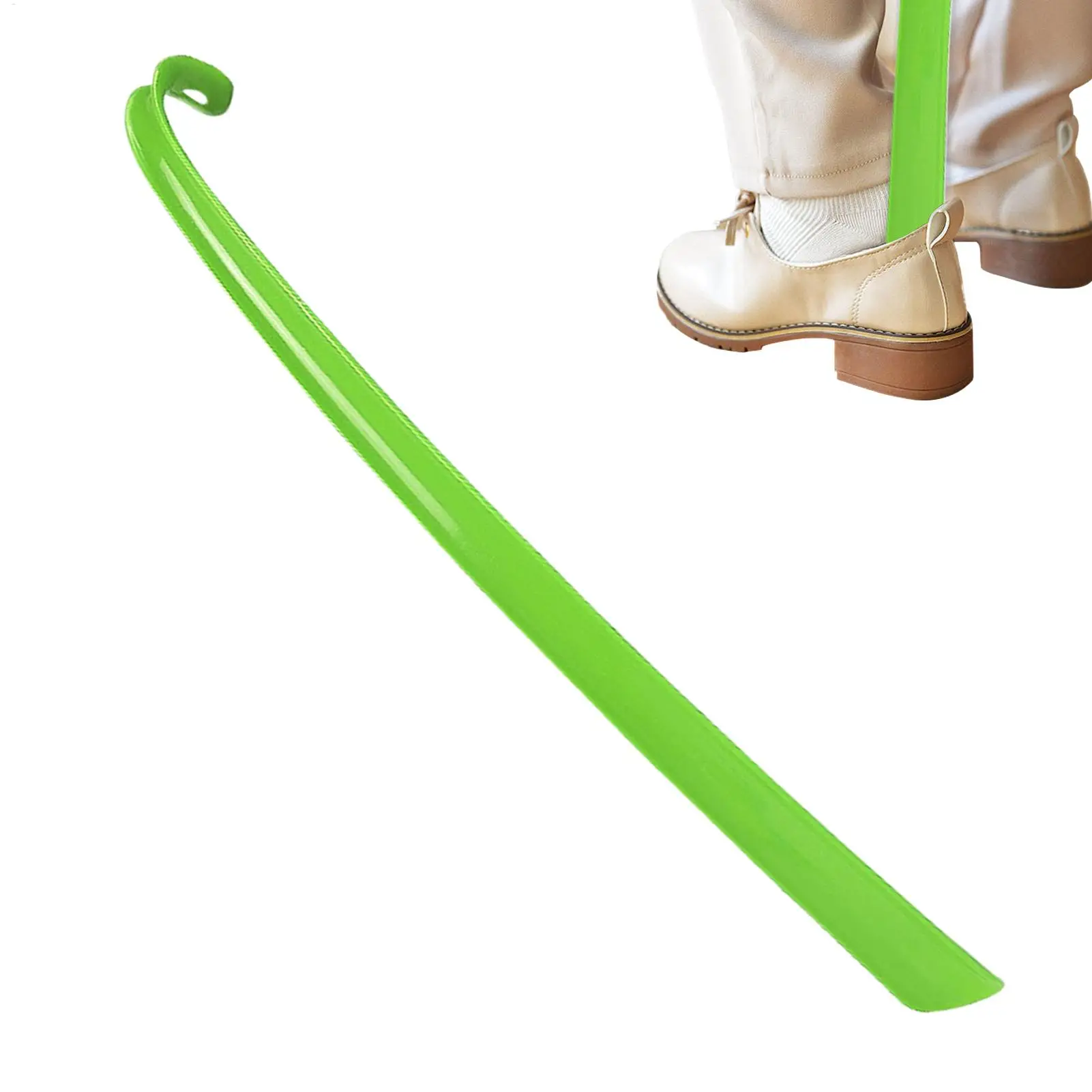 Plastic Extra Long Shoehorn Hotel Household Shoe Wearer Shoes Lifter Lazy Does Not Bend Shoe Draw Helper Shoe Horn