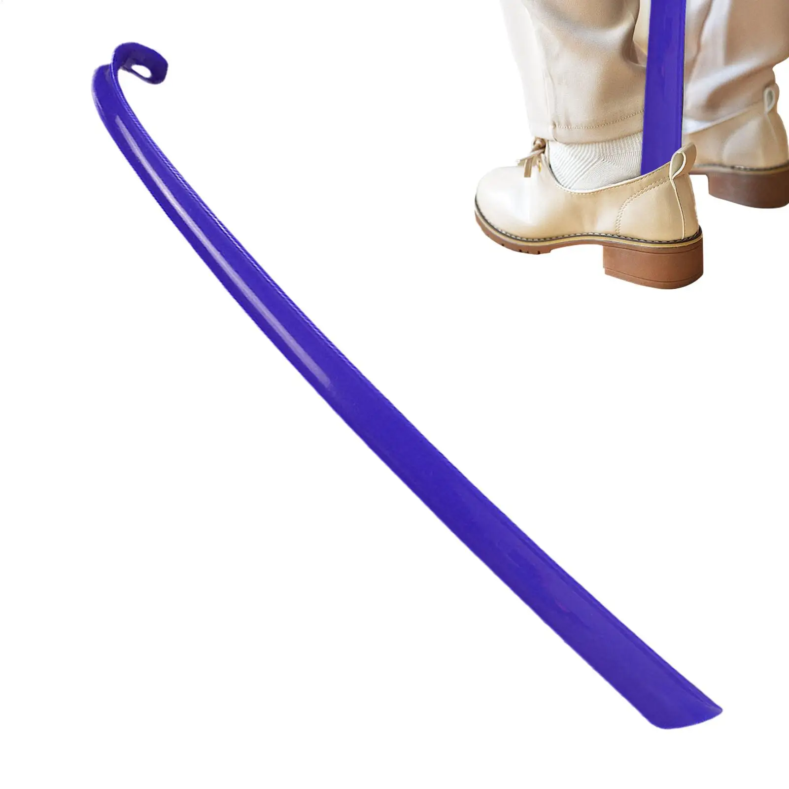 Plastic Extra Long Shoehorn Hotel Household Shoe Wearer Shoes Lifter Lazy Does Not Bend Shoe Draw Helper Shoe Horn