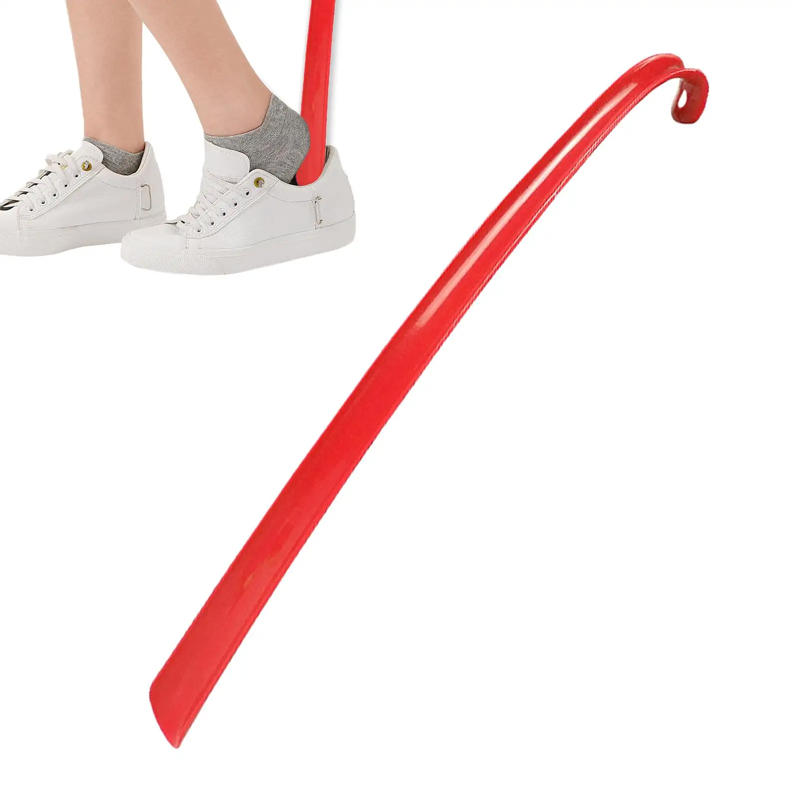 Plastic Extra Long Shoehorn Hotel Household Shoe Wearer Shoes Lifter Lazy Does Not Bend Shoe Draw Helper Shoe Horn