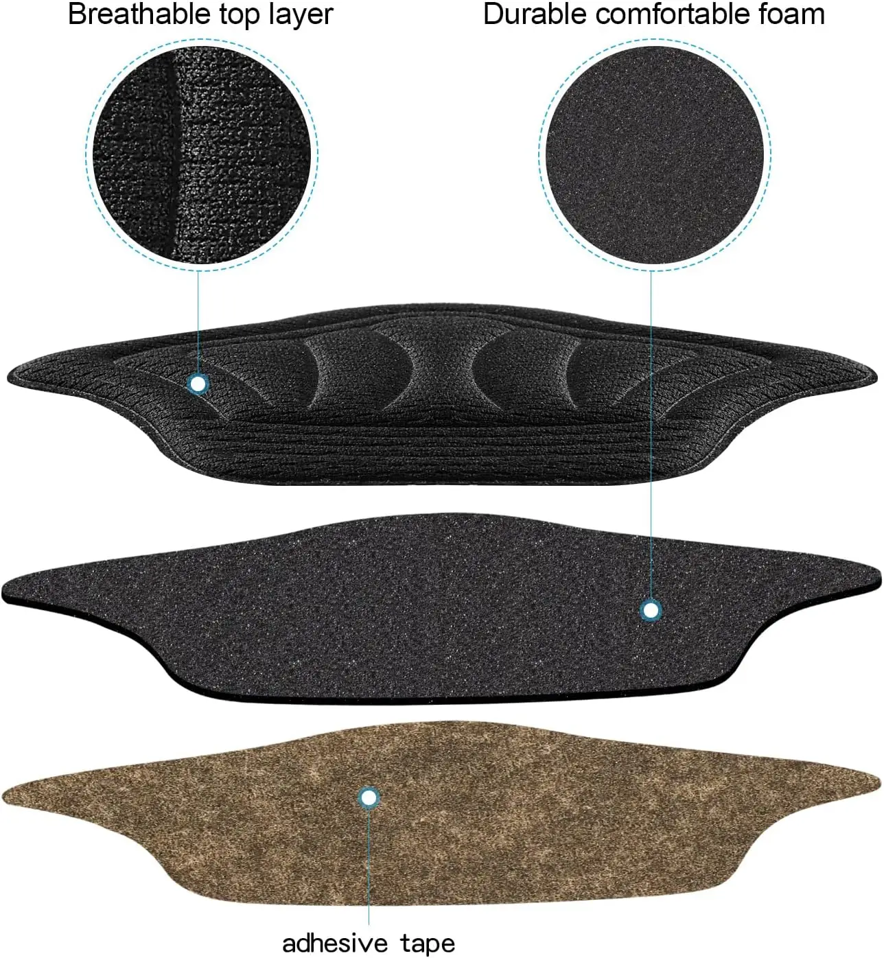 1/3/5Pairs Insoles For Shoes Patch Heel Pads Sport Winter Shoes Pads Back Sticker Adjustable Patches for Sneakers Cushion Insert