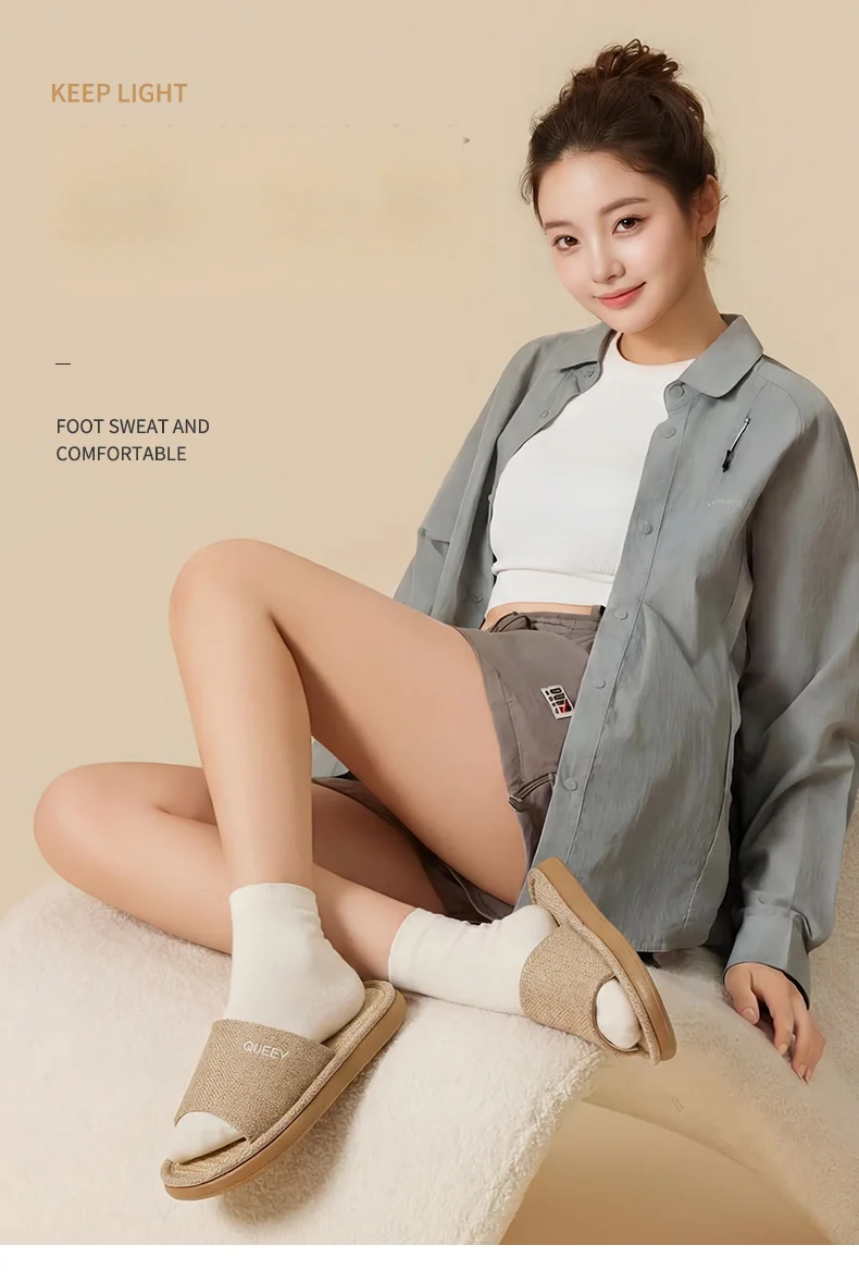 New slippers for women at home, indoor anti Non-Slip couple summer floor slippers Men Shoes For All Seasons