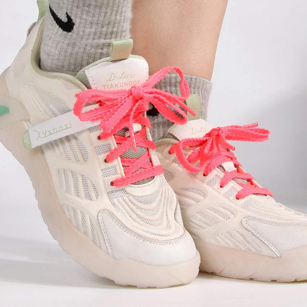 New Casual Sneakers Tennis Flat Shoelaces Fashion Rope Shoelace for Shoes Solid Color Flat Woven Laces Shoes Accessories