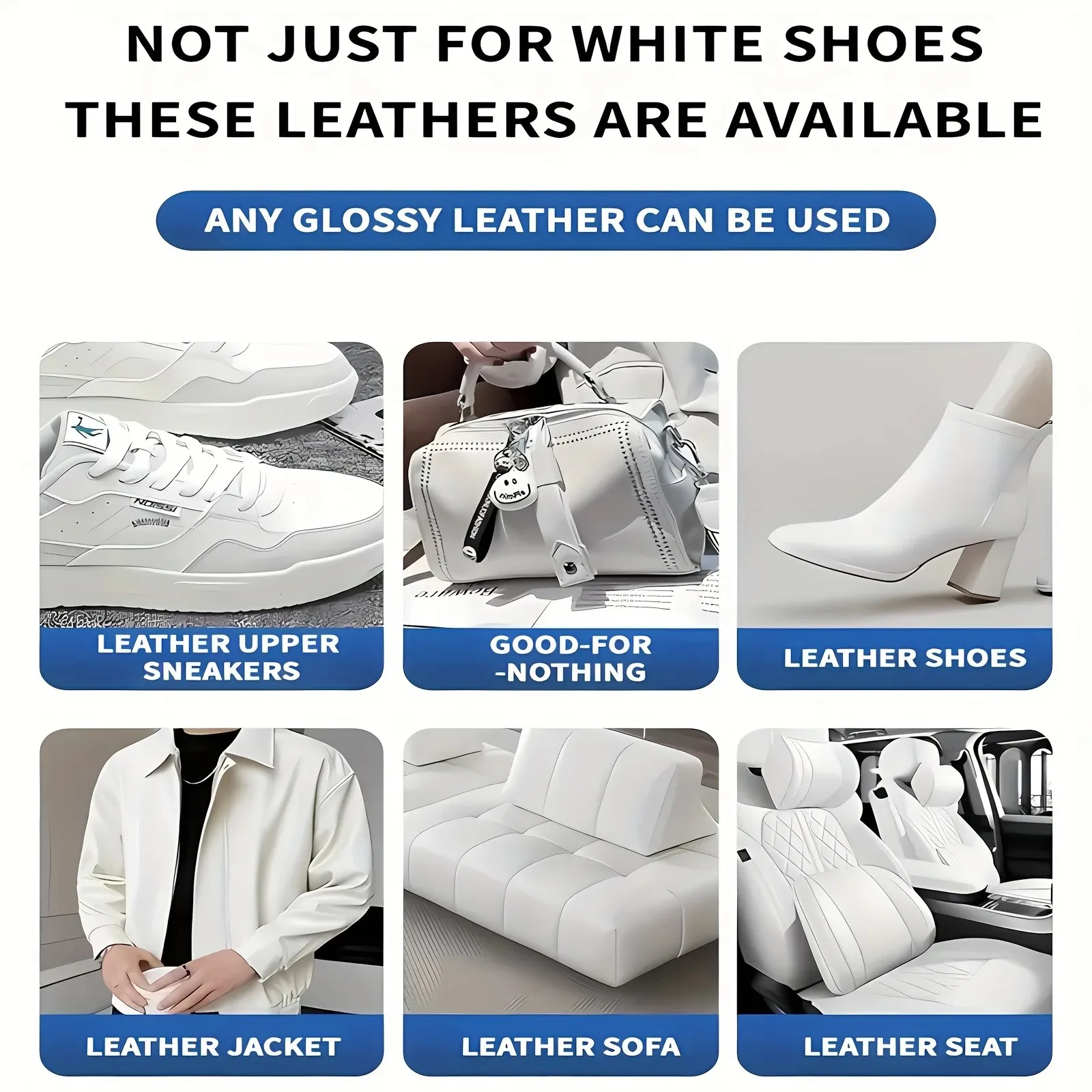 Shoe Repair Paint Pen: Waterproof Non-Fading, Precise Tip, Easy to Use, Restores Color for Shoes/Vinyl/Car Seats/Furniture