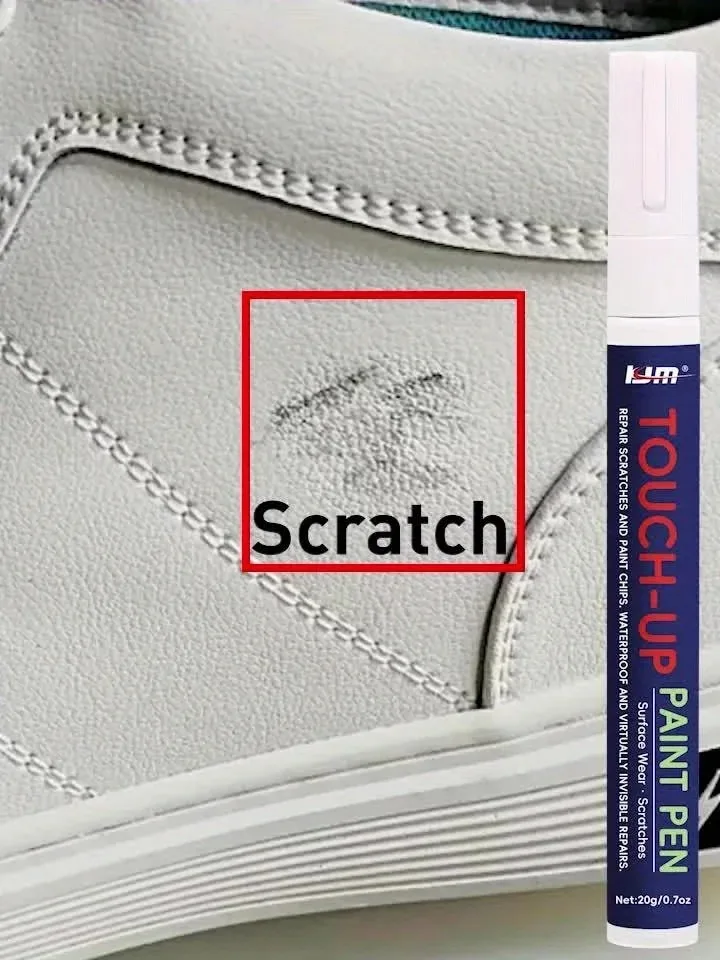 Shoe Repair Paint Pen: Waterproof Non-Fading, Precise Tip, Easy to Use, Restores Color for Shoes/Vinyl/Car Seats/Furniture