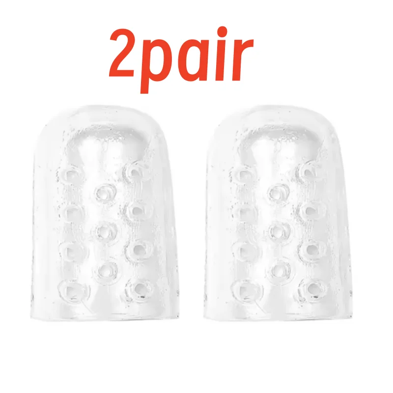 1-75 Pairs of Transparent Breathable Silicone Toe Protectors, Prevent Blisters, Calluses, and Corns, Comfortable and Highly Elastic