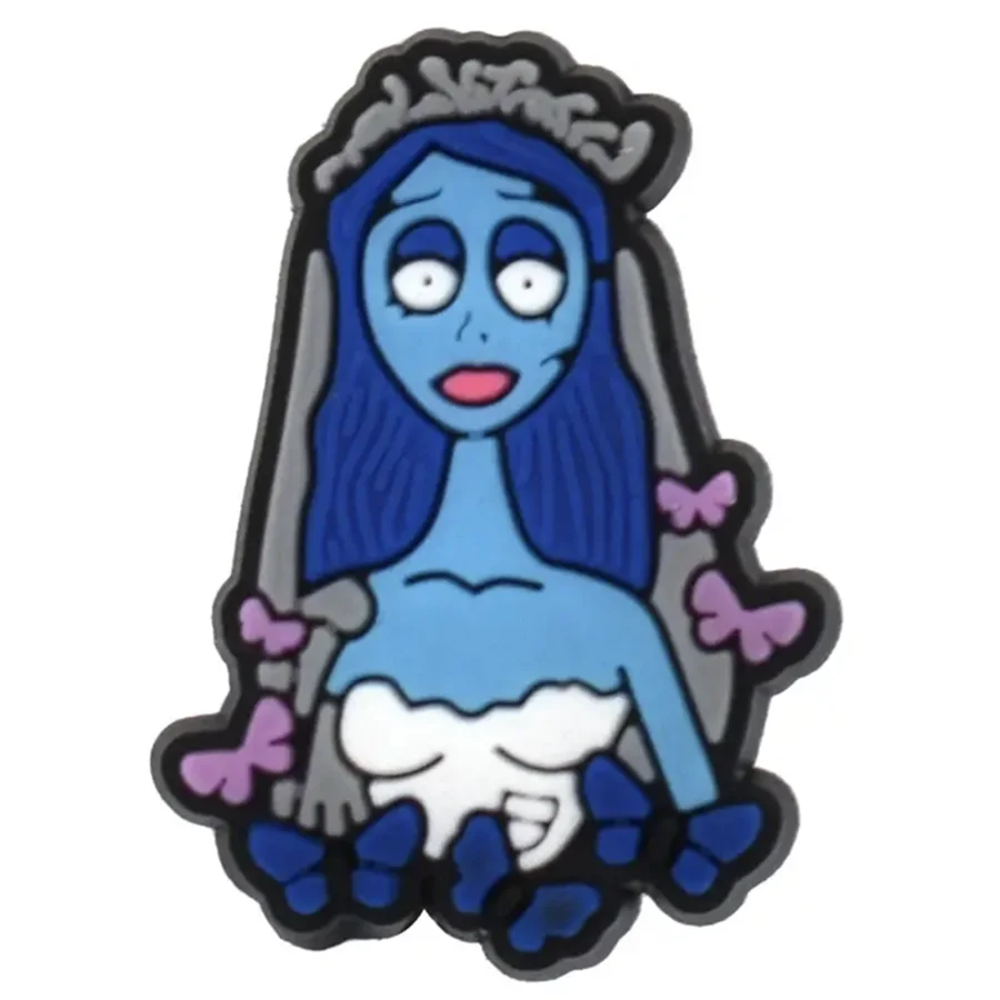 13-25Pcs Animation Movie Coraline The Secret Door Shoe Charms Cartoon Clog Sandals Shoes Decorate Aceessories Buckle Gifts