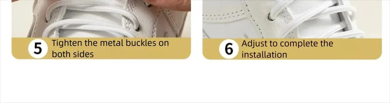 Colorful Metal Lock Sneakers Elastic Shoelaces No-Tie Sports Shoe Laces Stretch Rubber Shoestrings for Easy Wear