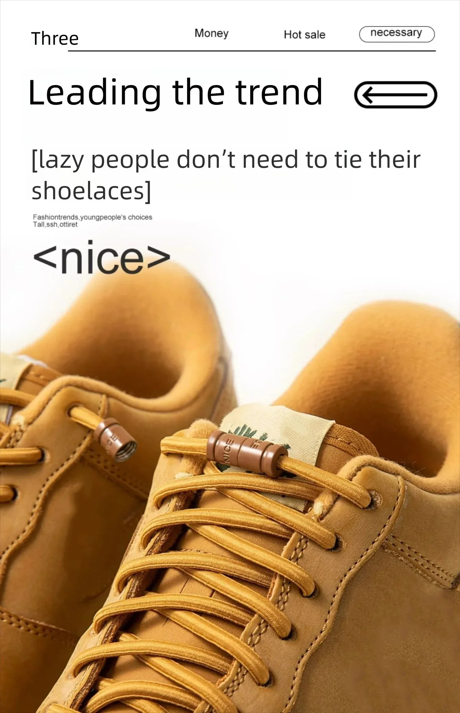 Colorful Metal Lock Sneakers Elastic Shoelaces No-Tie Sports Shoe Laces Stretch Rubber Shoestrings for Easy Wear