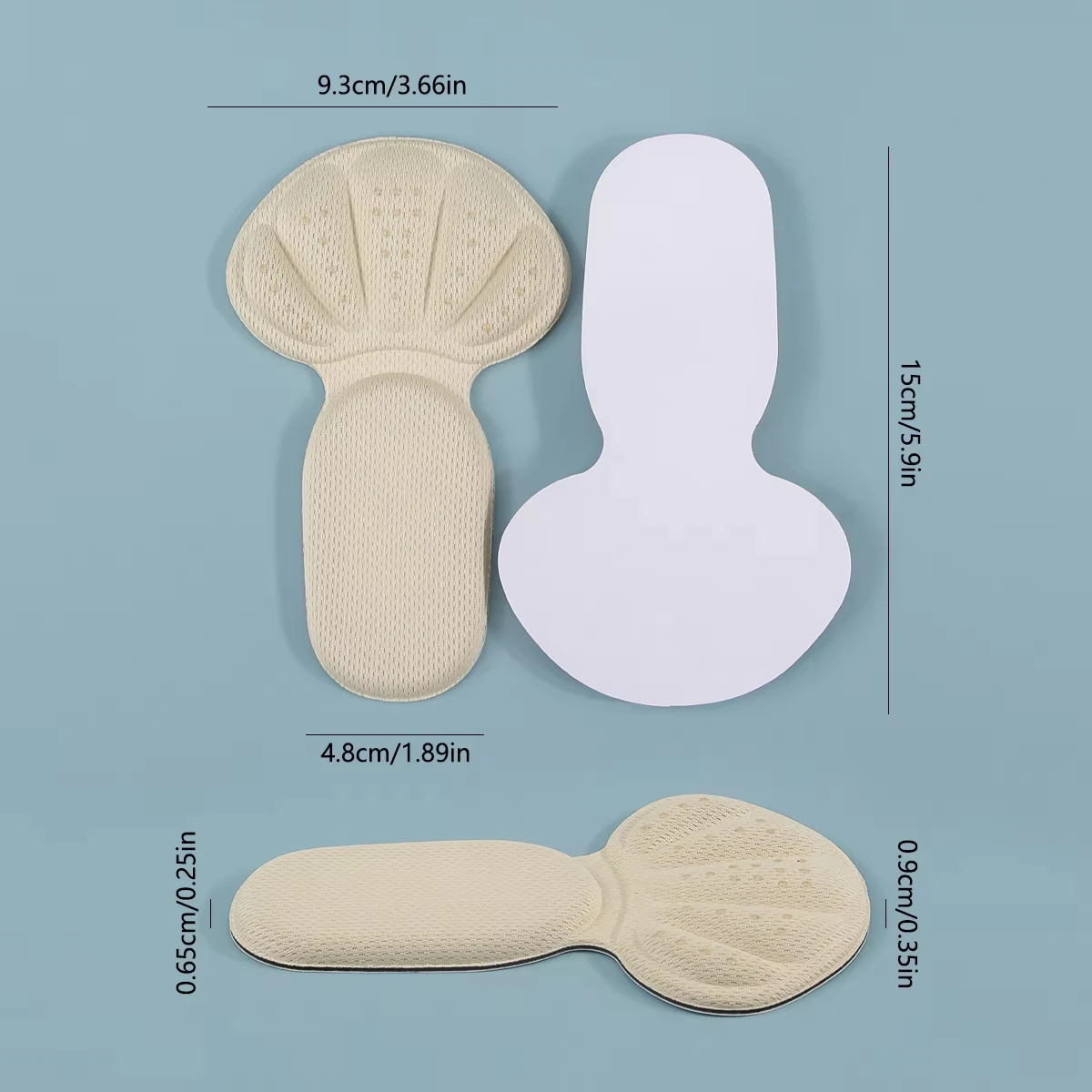 New 2-In-1 Heel Pad/Sponge Pad, Heel Protector, Heel Cushioning Pad, Suitable For Foot Care And Protection, Anti-Slip Insole, Fo