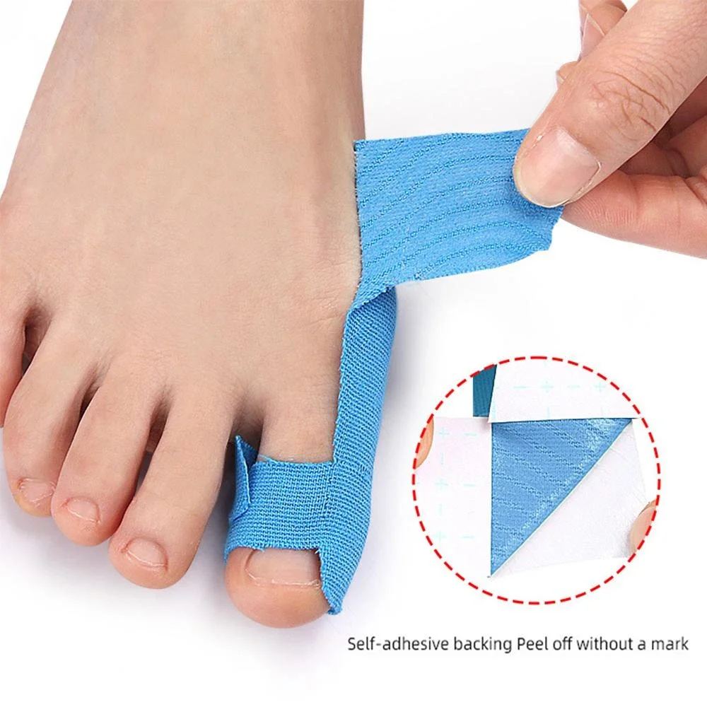 20Pcs Precut Kinesiology Tape for Bunion,Bunion Corrector & Relief,Big Toe Support Pain Relief,Hypoallergenic Latex-Free Tape