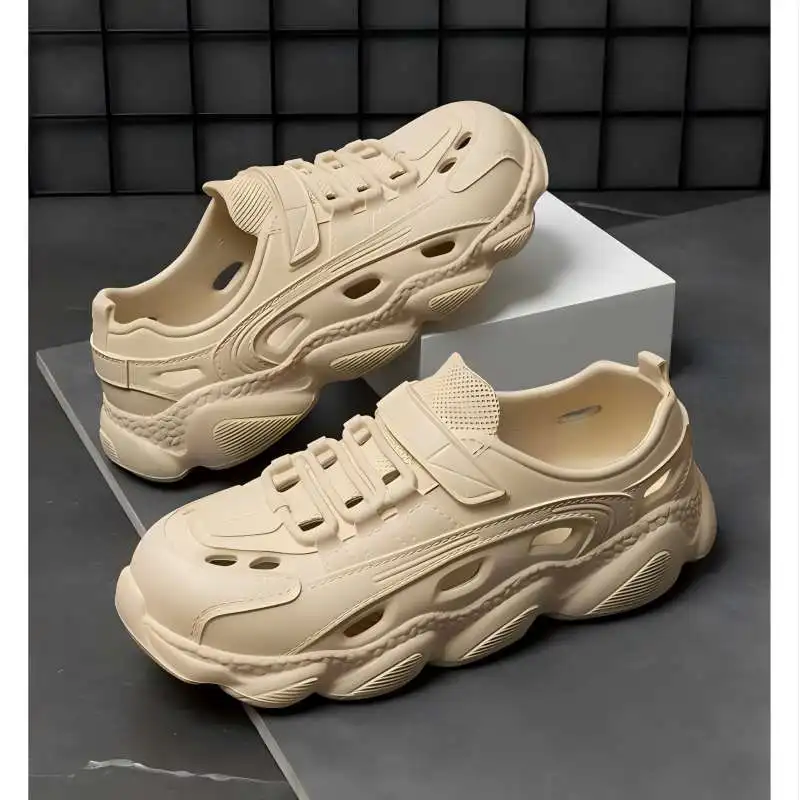 Men's Summer Wading Shoes, Men's Outer Wear, Breathable, Non-Slip, Wear-Resistant, Beach Deodorant, Driving and Fishing Sandals for Men