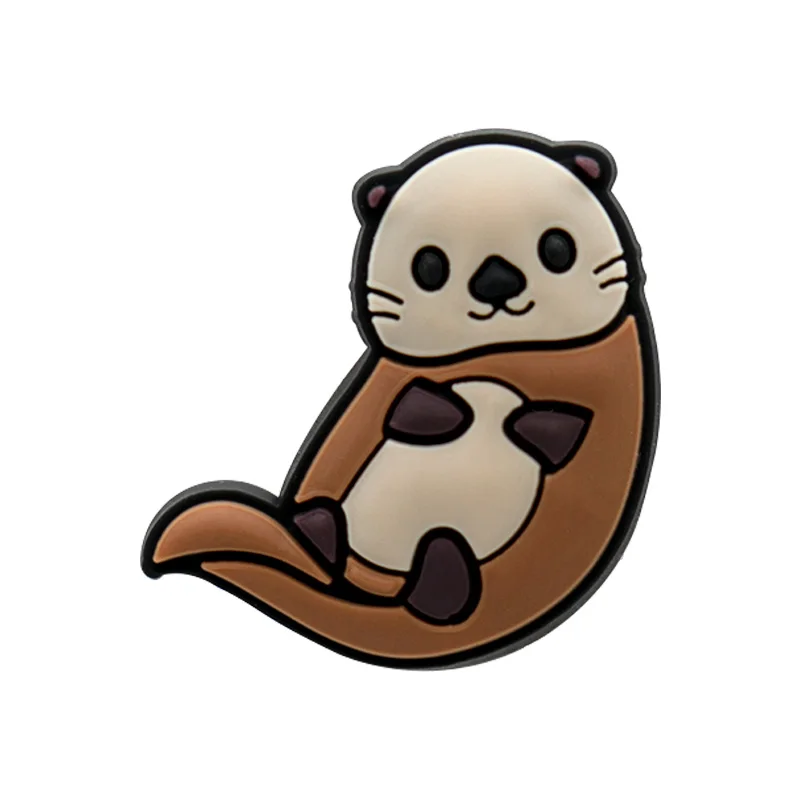 1/25pcs Cute Animal Shoe Charms Funny Cat Pig Panda Shoe Decorations Accessories Koala Ladybug Clog Jeans for Kids