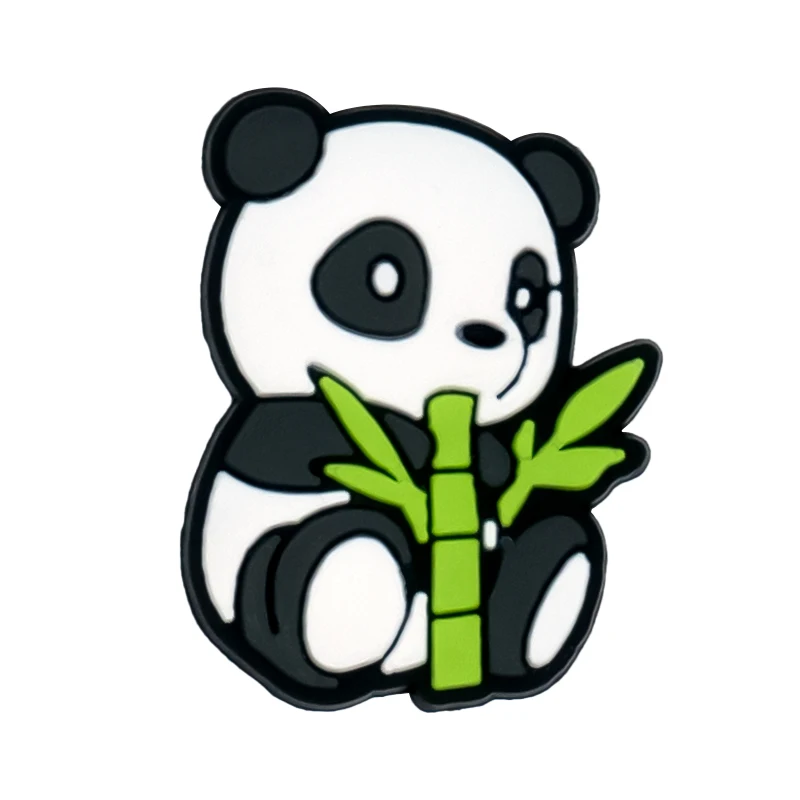 1/25pcs Cute Animal Shoe Charms Funny Cat Pig Panda Shoe Decorations Accessories Koala Ladybug Clog Jeans for Kids