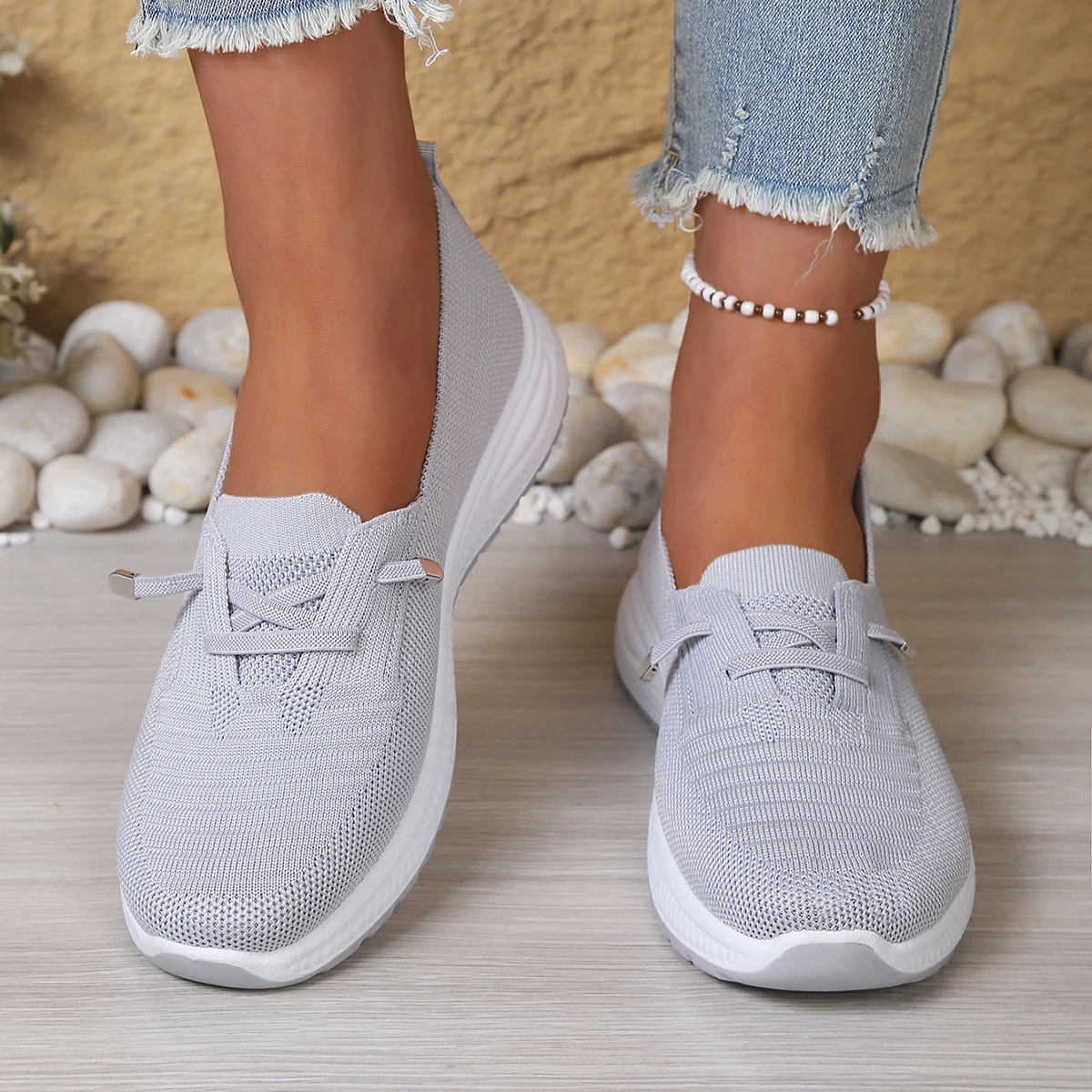 2026 Spring Autumn New Style Mesh Shoes, Casual Fashion Women Sneakers, Soft Sole Lightweight Daily Walking Shoes Free Shipping