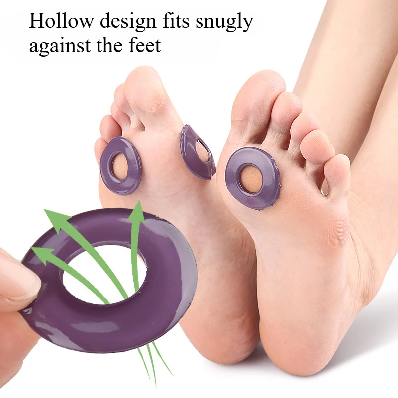 6pcs/set Foot Protectors Pads Corn KillerToe Protector Foam Round Chicken Eye Patch Anti Wear Foot Casually High Heels Stickers
