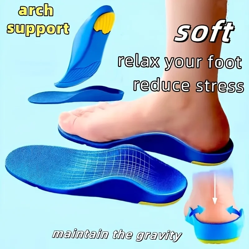 These Insoles Provide Arch Support, Designed for Both Men and Women. They Have Massage Functions, Shock Absorption Function, It