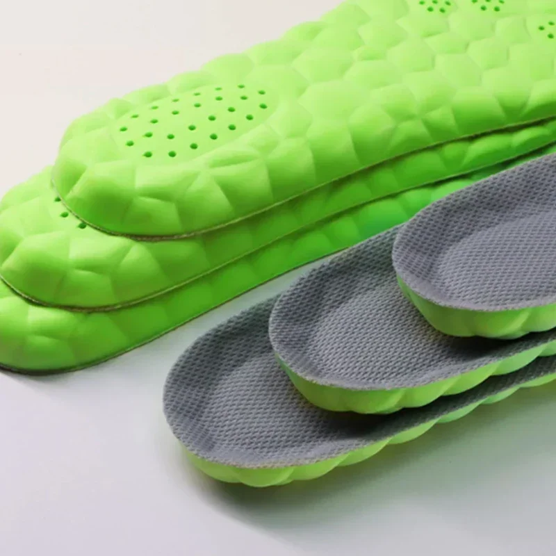 Thick Sports Insoles Both Men and Women Fully Padded with Anti Odor Sweat Absorbing Breathable High Elasticity for Long Standing
