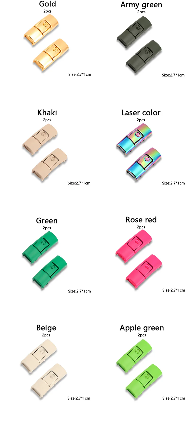 Switches Colorful Metal Buckle No Tie Shoe Laces Press Lock Shoelaces Without Ties Elastic Flat Shoelace Sneaker Kids Adult